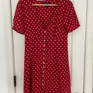 Red Floral F21 Dress